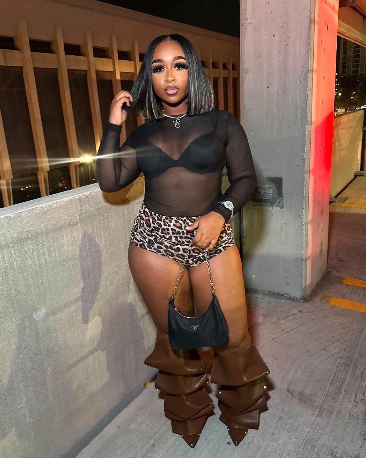 Arielle cheetah Shorts