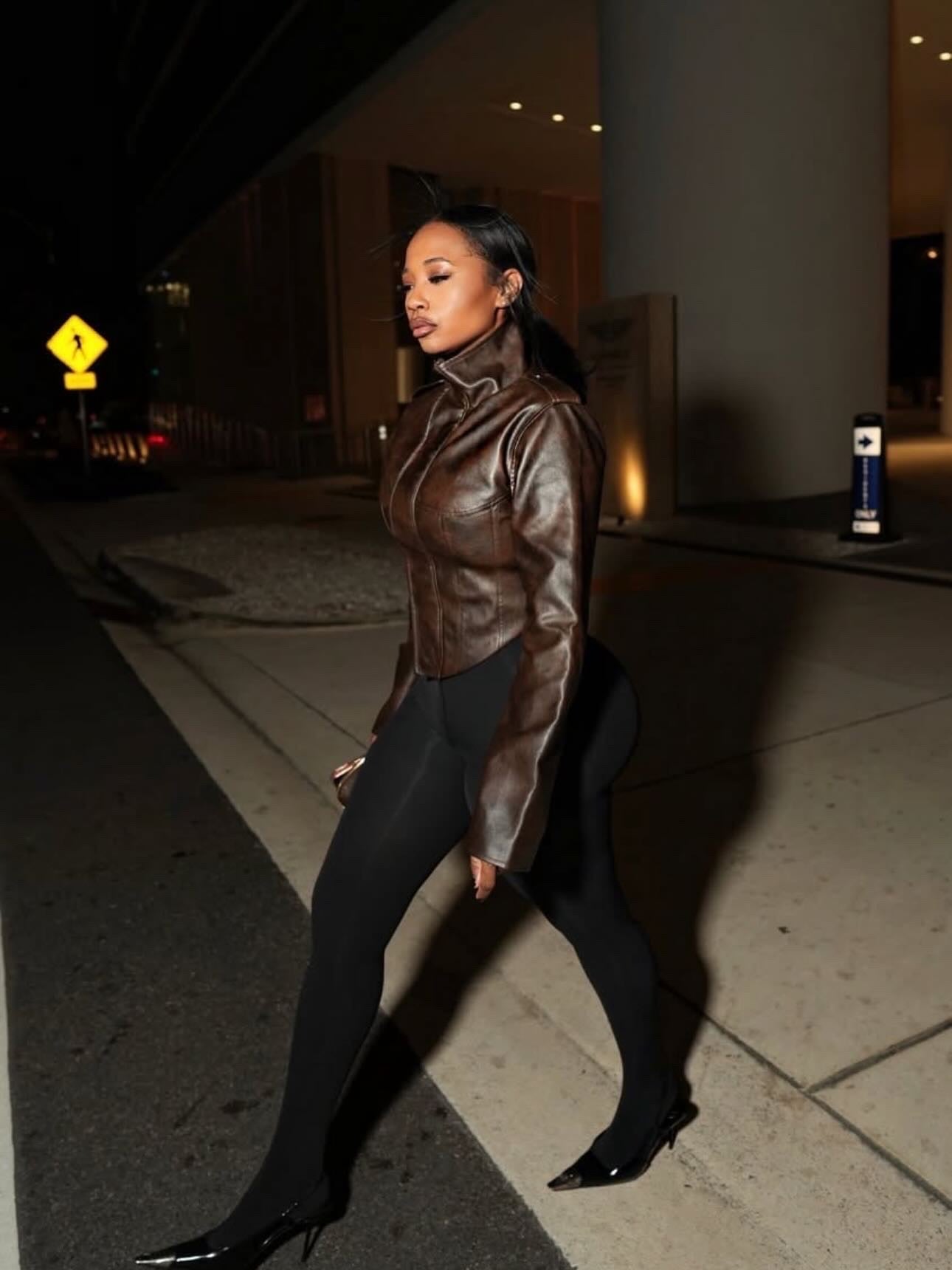 Jill Vintage Moto Jacket