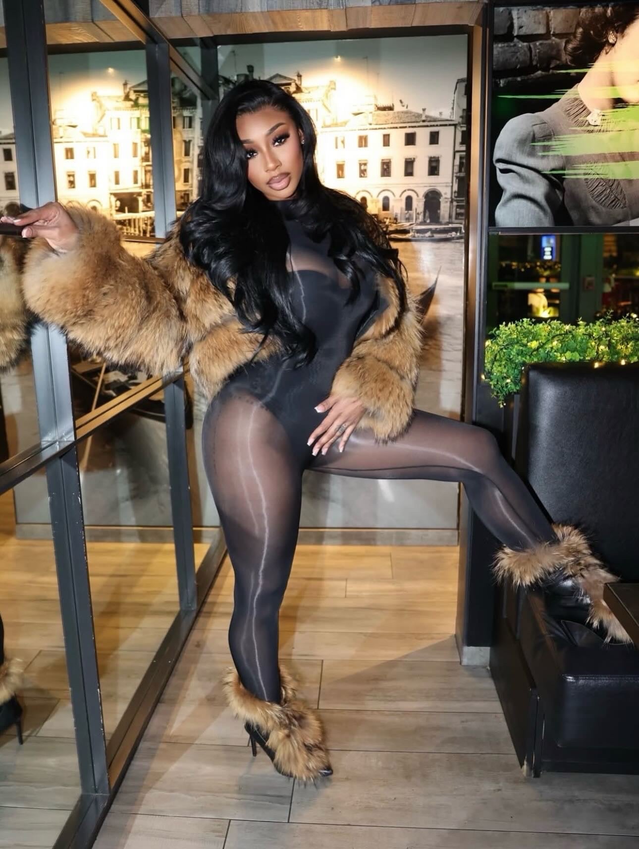 Furry Fur Stiletto Boots