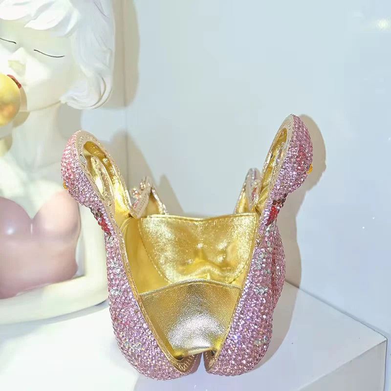 Crystal Swan Clutch